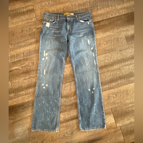 Old Navy Jeans Old Navy Boy Cut Jeans Size 8 Distressed Straight
